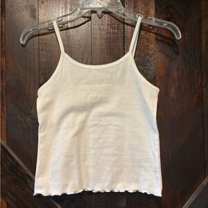 Art Class White/black Fitted Camisole